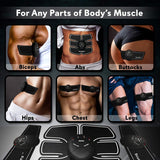 Slimming Fat Burning Exerciser Electric Muscle Training Gym Smart Fitness Muscle Stimulator Abdominal Tool Muscle Stimulator
