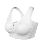 Women Zipper Push Up Sports Bras, Padded Wire-free Breathable Sports Tops Just For You