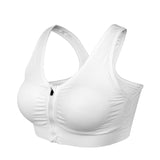 Women Zipper Push Up Sports Bras, Padded Wire-free Breathable Sports Tops Just For You