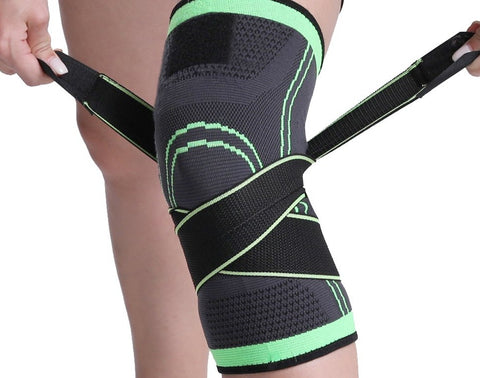 Sports Knee Support Pressurized Elastic Knee Pads Fitness Gear (Brace Protector)